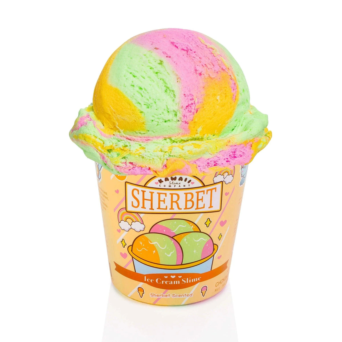 Kawaii Slime: Ice Cream Pint Slime - Sherbet Scented