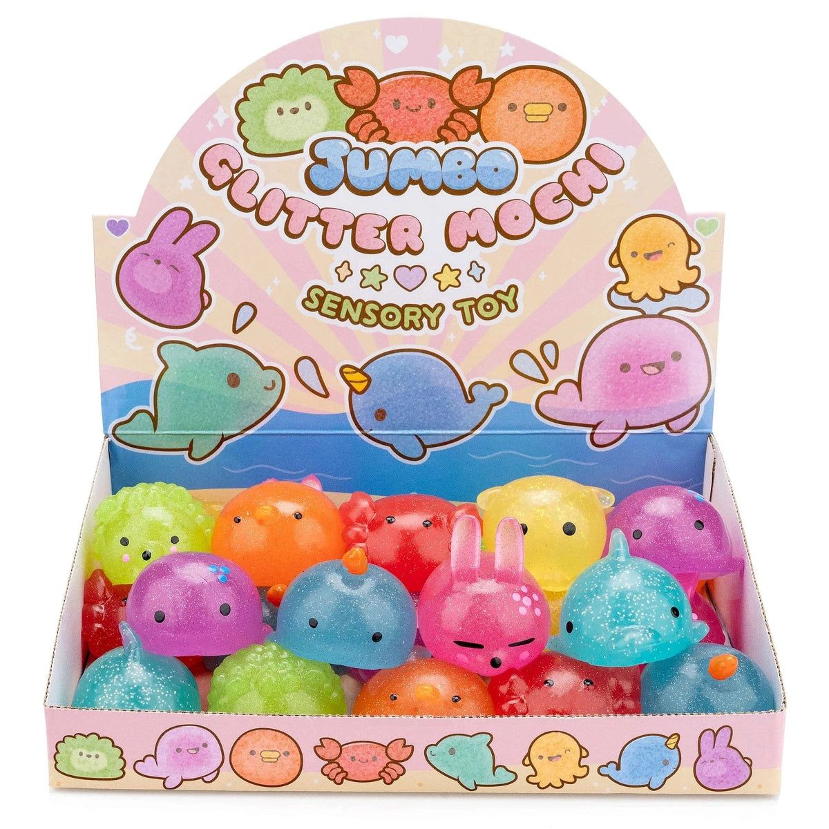 Kawaii Slime: Sensory Toy - Jumbo Glitter Mochi