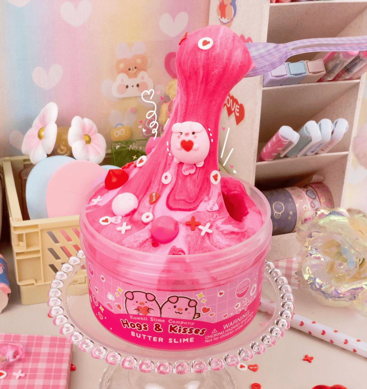 Hogs & Kisses Butter Signature Dome Slime