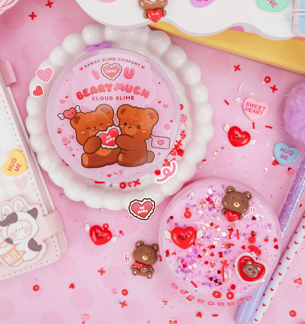 I Love You Beary Much Cloud Signature Dome Slime