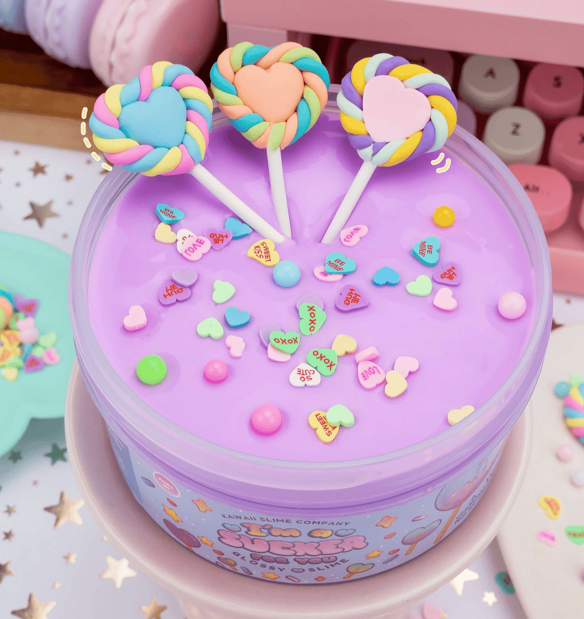 I'm A Sucker For You Glossy Signature Dome Slime