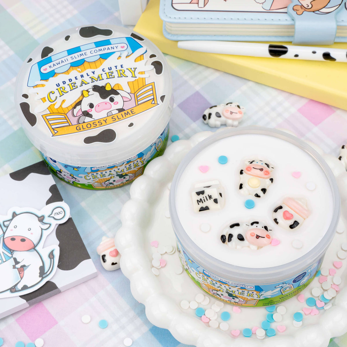 Udderly Cute Creamery Glossy Signature Dome™ Slime (4pcs/case)