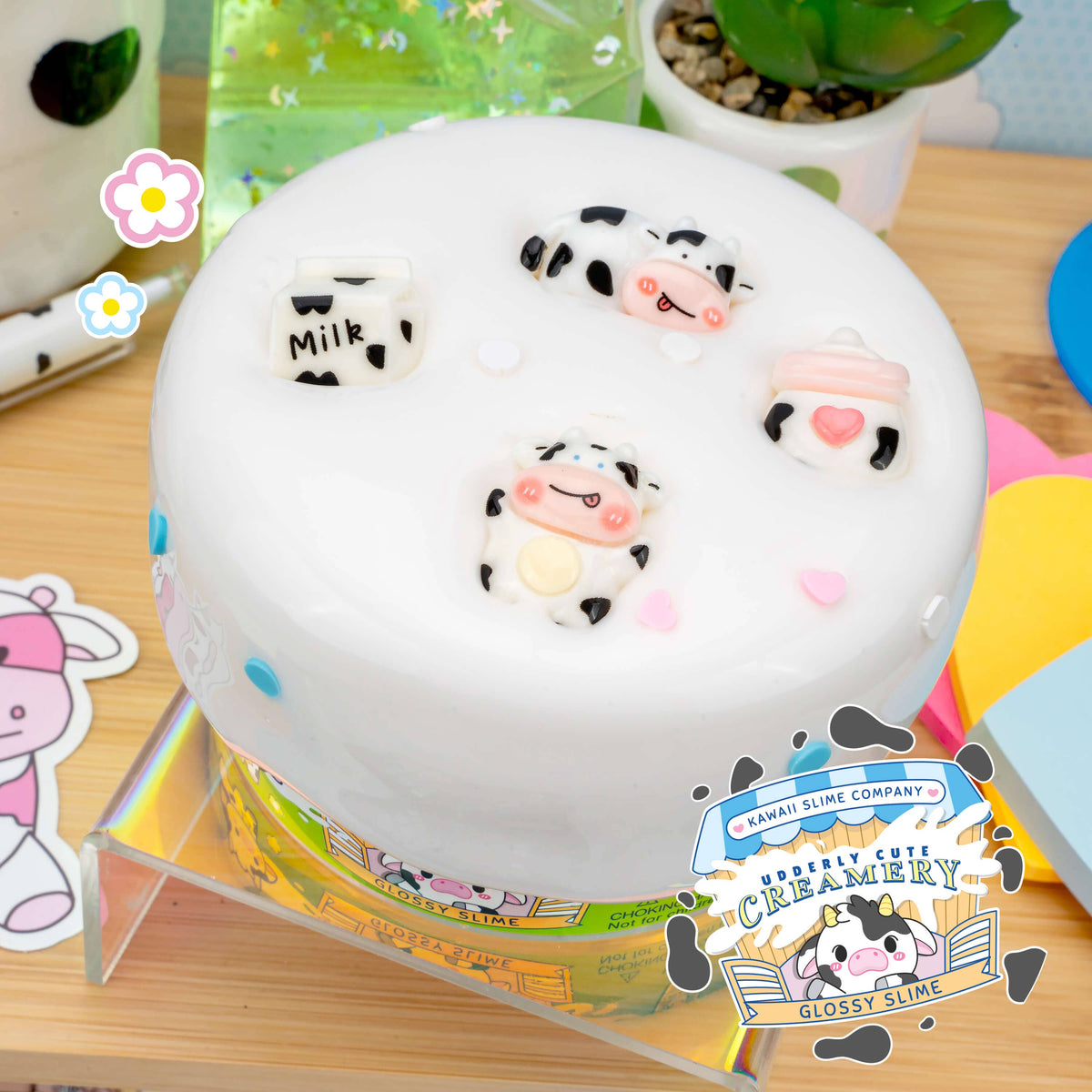 Udderly Cute Creamery Glossy Signature Dome™ Slime (4pcs/case)