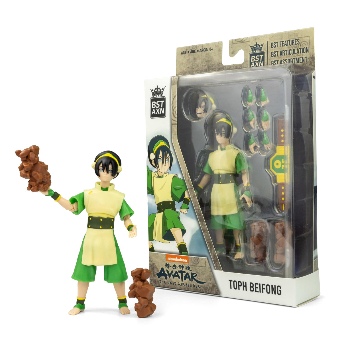BST AXN AVATAR THE LAST AIRBENDER TOPH BEIFONG 5IN AF