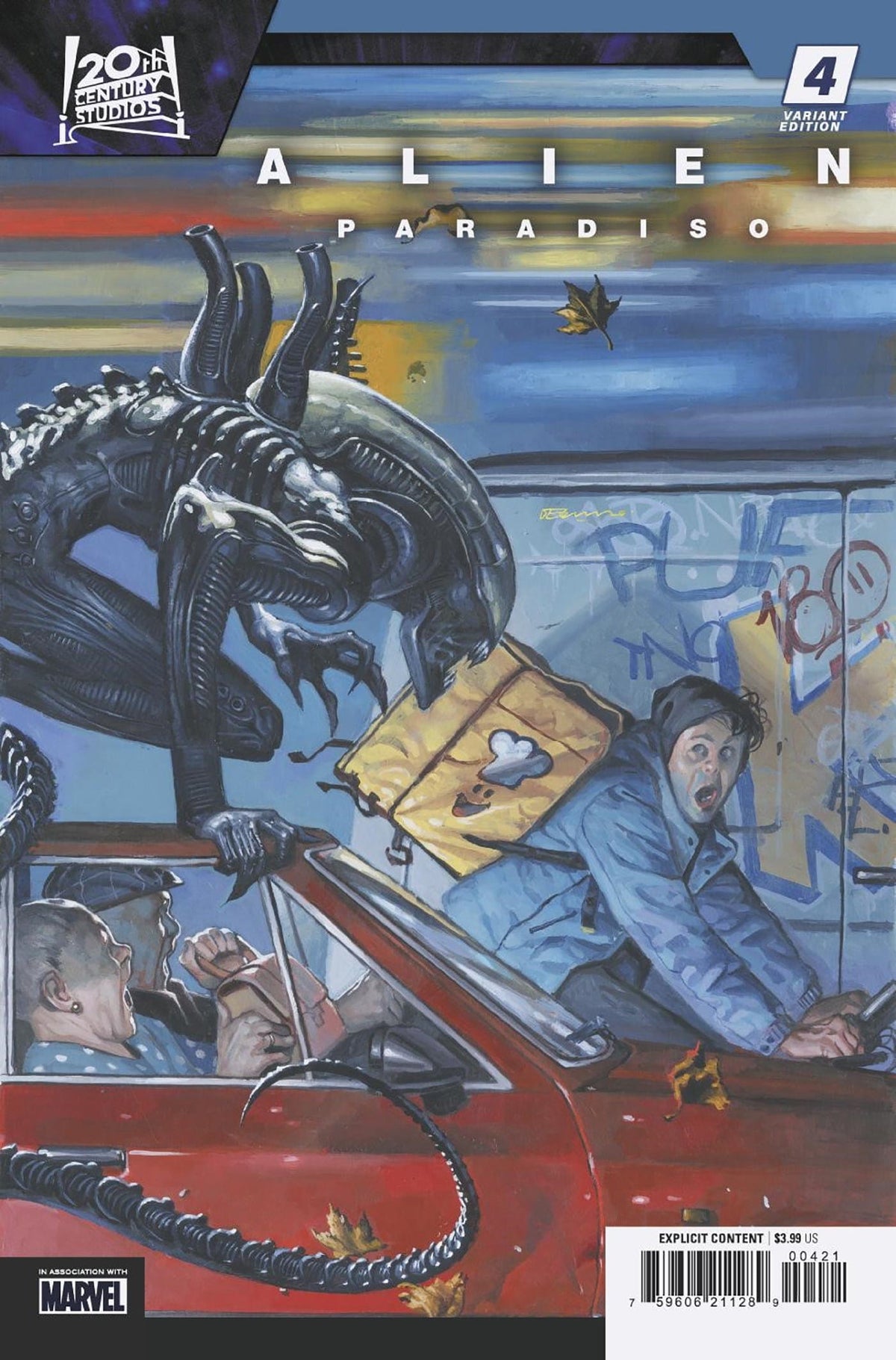 ALIEN: PARADISO #4 FABRIZIO DE TOMMASO VARIANT