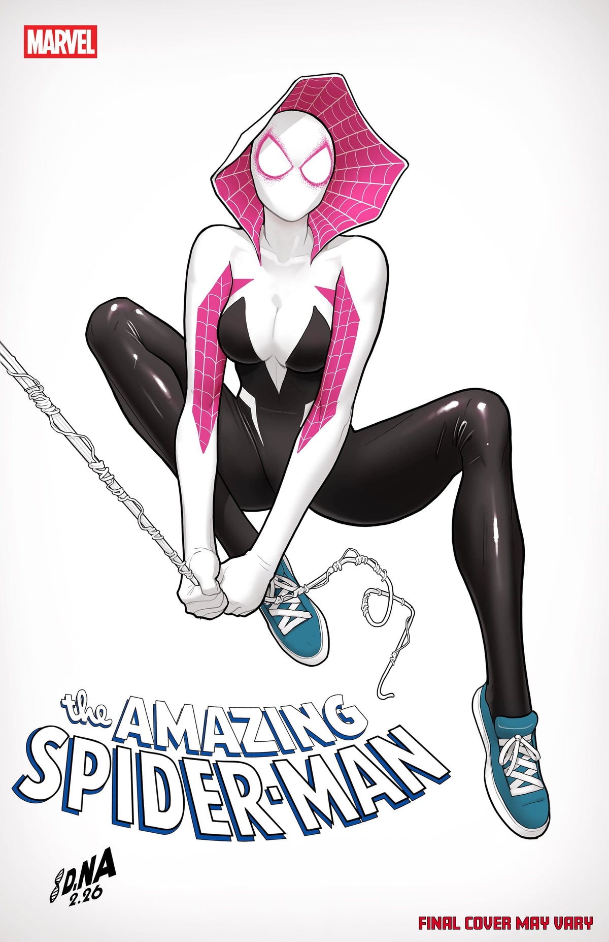 AMAZING SPIDER-MAN #26 DAVID NAKAYAMA COLOR BLOCK WHITE VARIANT [DS]