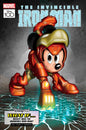 AMAZING SPIDER-MAN #27 SCIARRONE DISNEY100 INV IRON MAN VAR