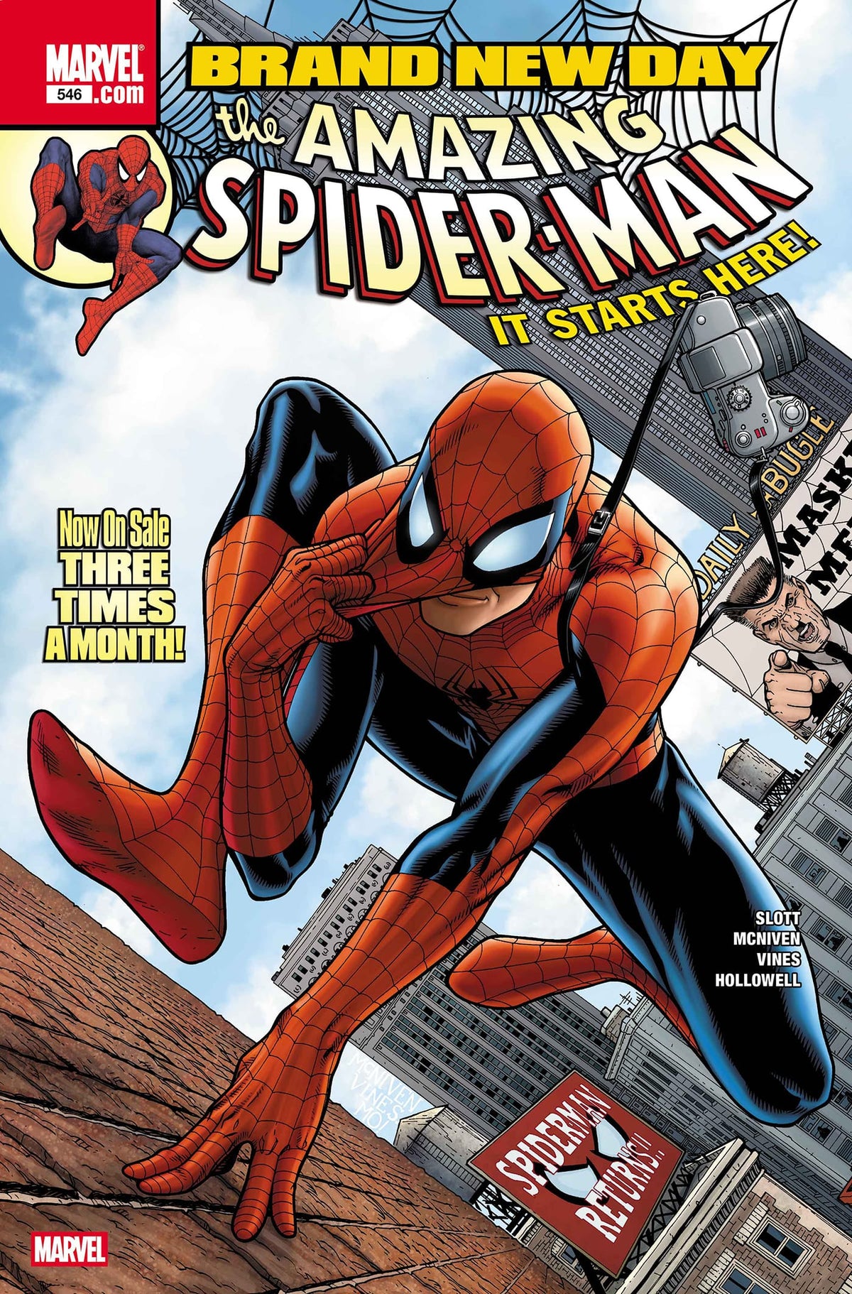 AMAZING SPIDER-MAN #546 FACSIMILE EDITION FOIL VARIANT