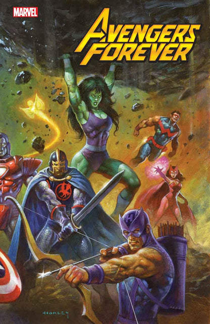 AVENGERS #64 HORLEY 80S AVENGERS ASSEMBLE CONNECT VAR