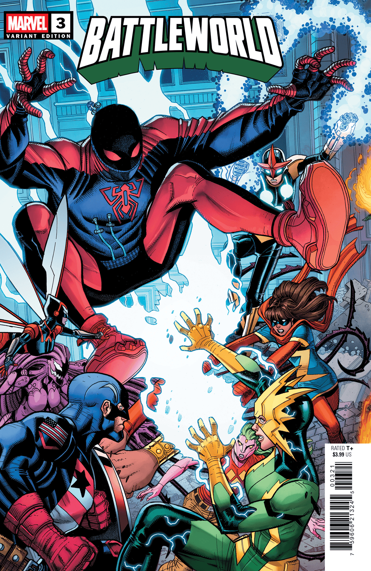 BATTLEWORLD #3 NICK BRADSHAW 5-PART CONNECTING VARIANT C