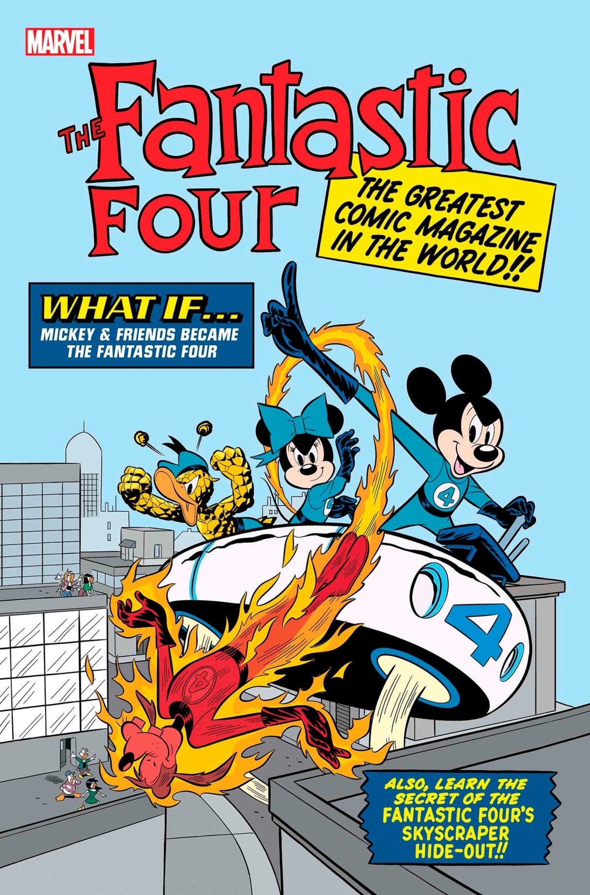 FANTASTIC FOUR #28 FRANCESCO D'IPPOLITO ARTIST DISNEY FANTASTIC FOUR VARIANT