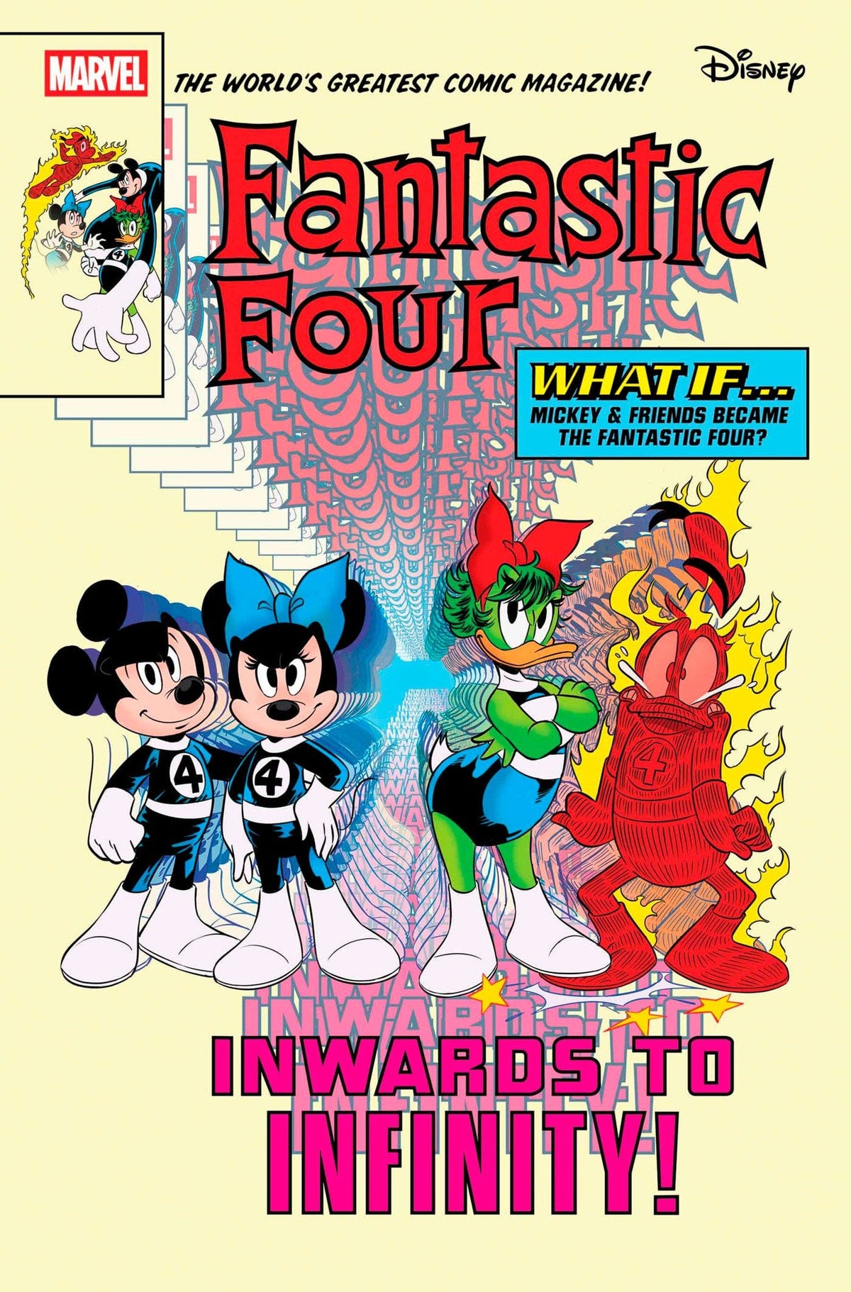 FANTASTIC FOUR #33 GIULIA LOMURNO DISNEY WHAT IF? FANTASTIC FOUR HOMAGE VARIANT [DOOM]