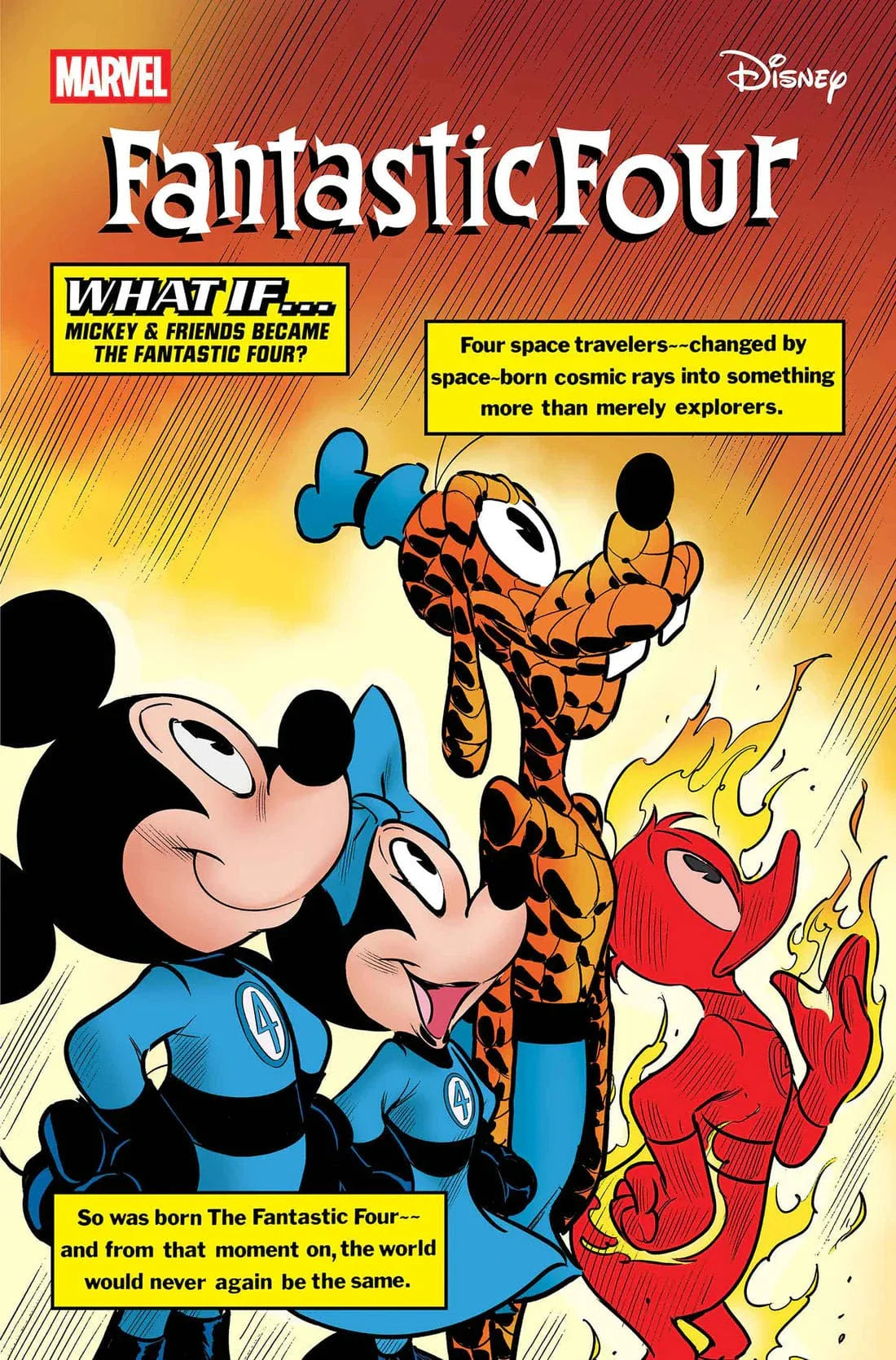 FANTASTIC FOUR #6 IVAN BIGARELLA DISNEY WHAT IF? FANTASTIC FOUR HOMAGE VARIANT