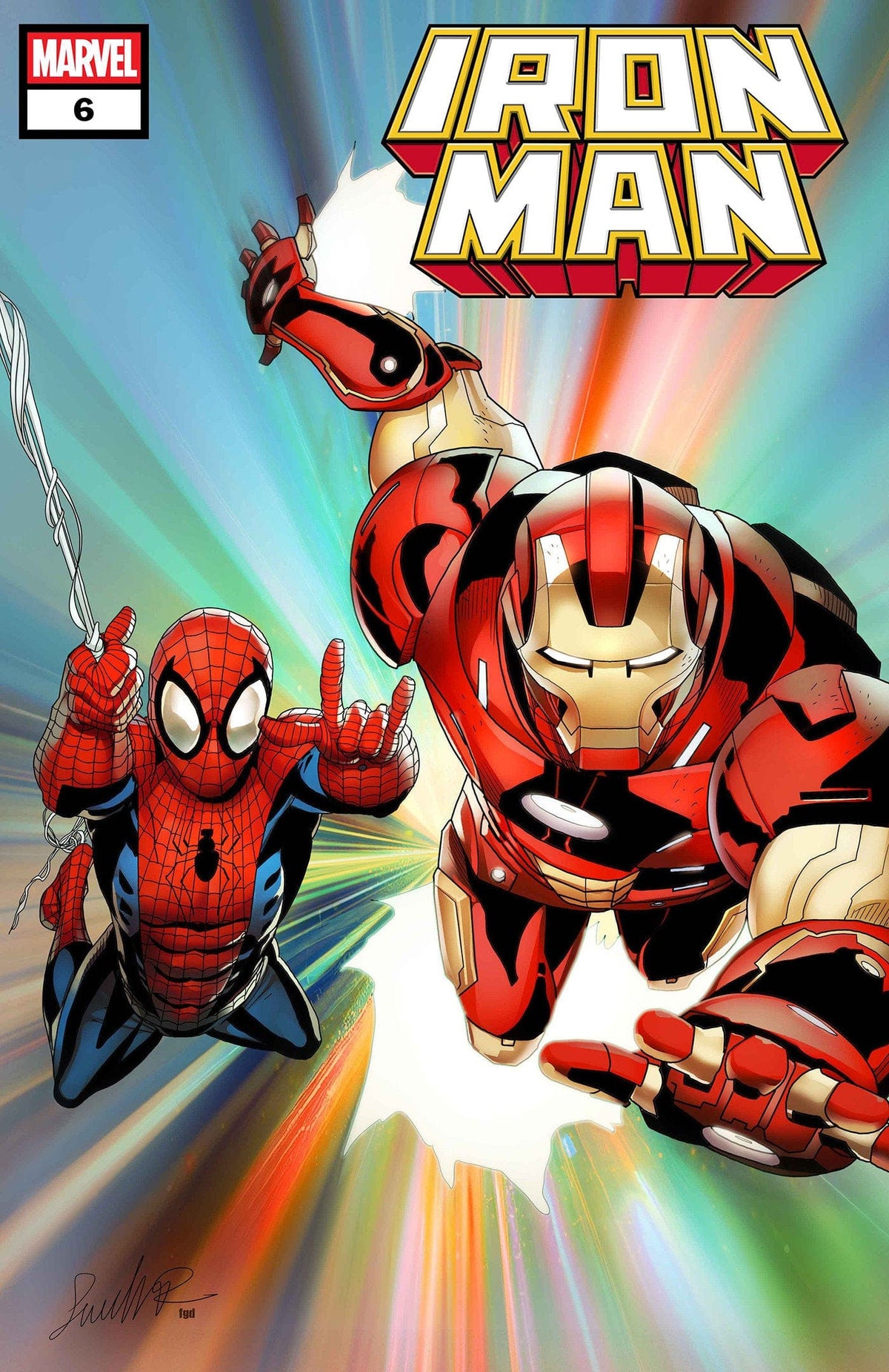 IRON MAN #6 SALVADOR LARROCA FOIL VARIANT