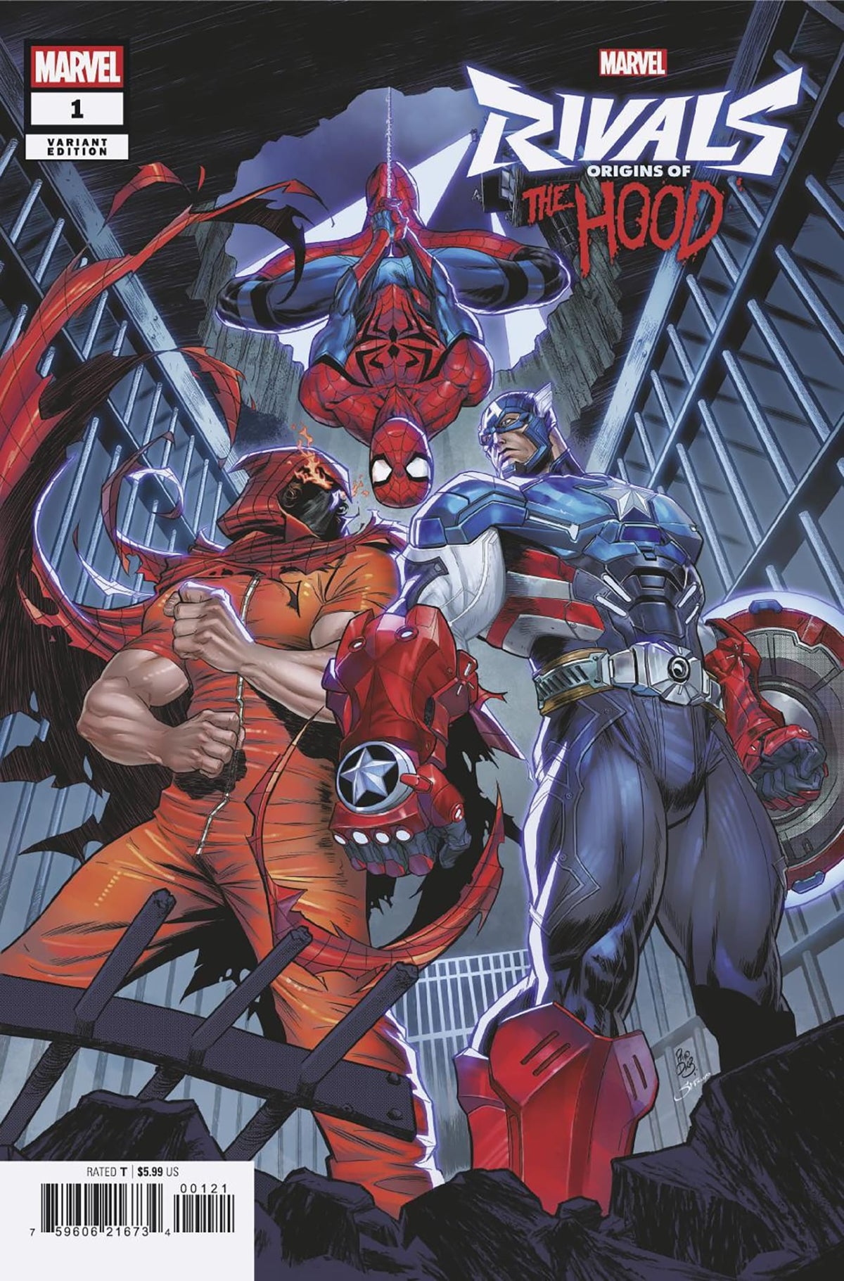 ORIGINS OF THE HOOD: MARVEL RIVALS #1 FEDERICO SABBATINI VARIANT (Release Date: 08/05/2026)