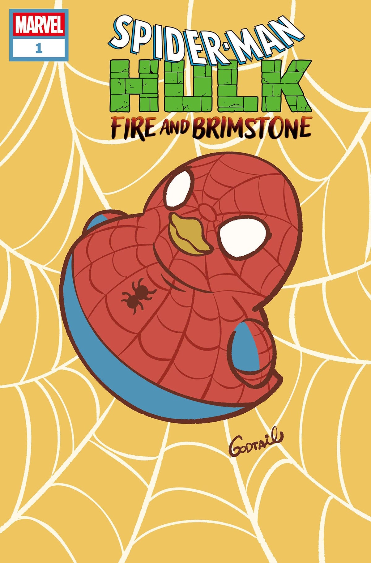 SPIDER-MAN/HULK: FIRE AND BRIMSTONE #1 TBD ARTIST MARVEL DUCK VARIANT (Release Date: 08/19/2026)