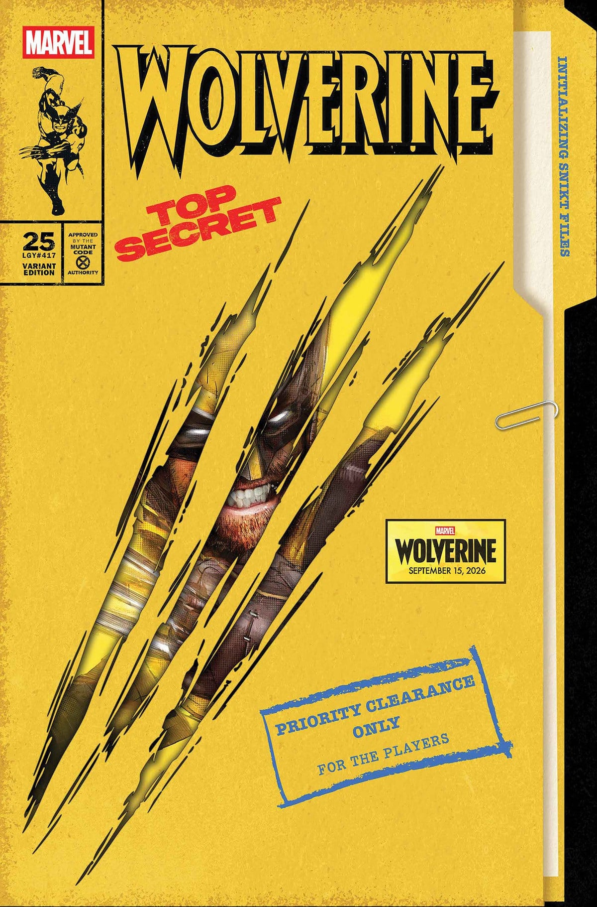 WOLVERINE #25 JOCK WOLVERINE GAME VARIANT (Release Date: 08/12/2026)