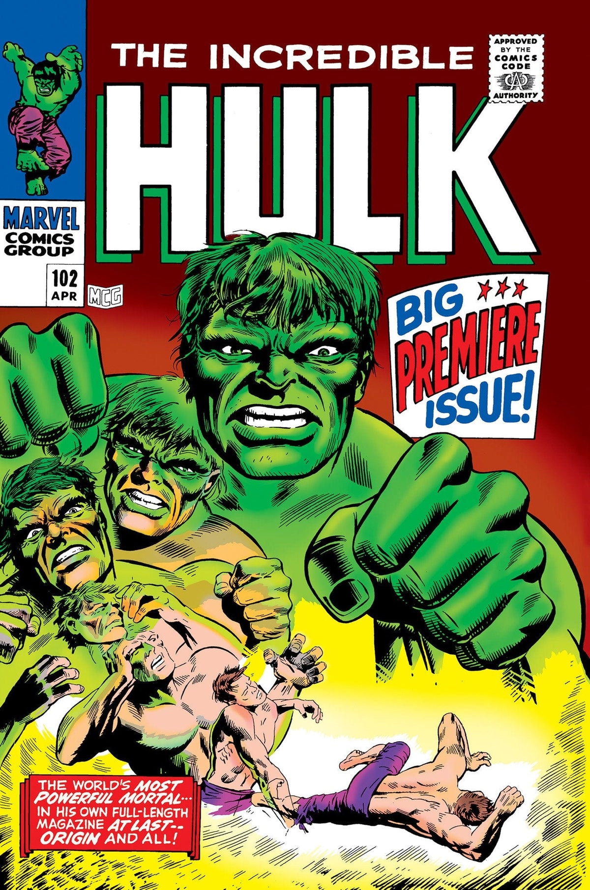 Mighty Marvel Masterworks: The Incredible Hulk Vol. 4 - Let There Be Battle Orig Inal Cover
