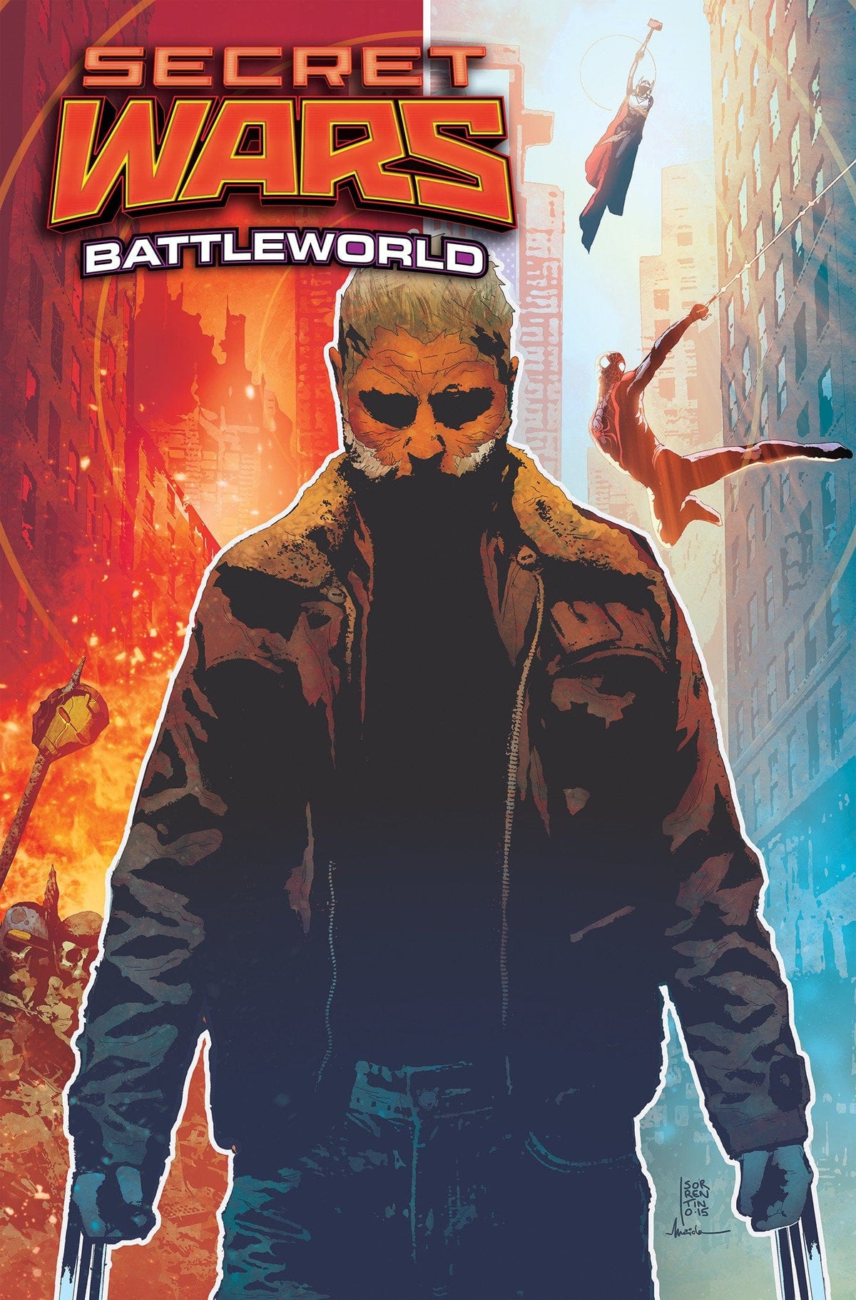 Secret Wars: Battleworld Omnibus Vol. 3 Andrea Sorrentino Cover [DM Only] HC