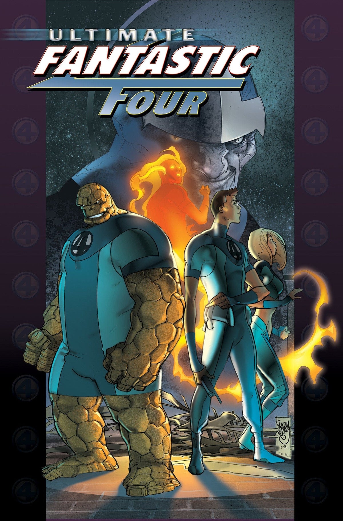 Ultimate Fantastic Four Omnibus Vol. 2 Pasual Ferry Thanos Cover [DM Only] HC