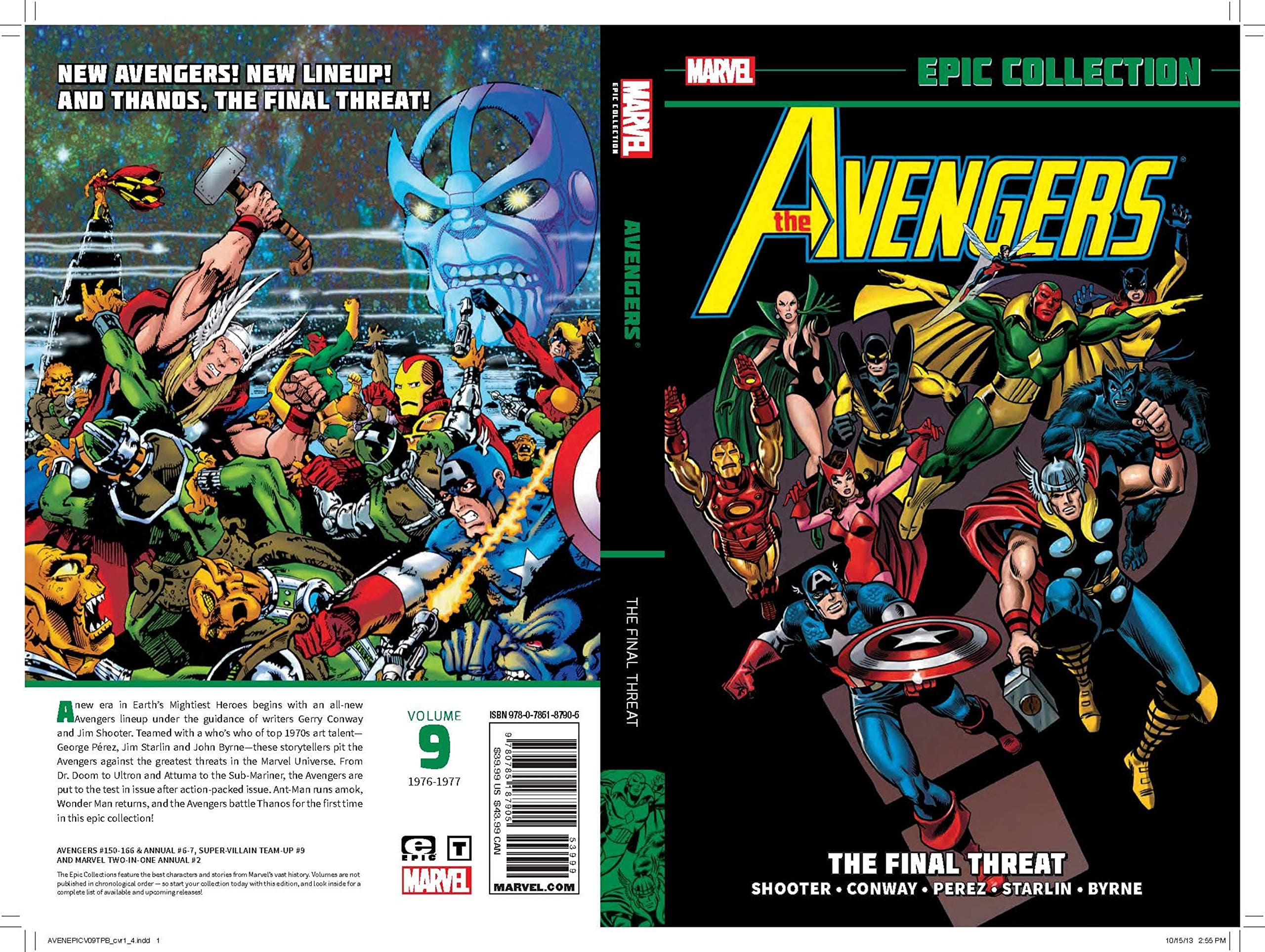 Avengers Epic Collection TP Final Threat New Ptg – ECHOWAVE VINYL