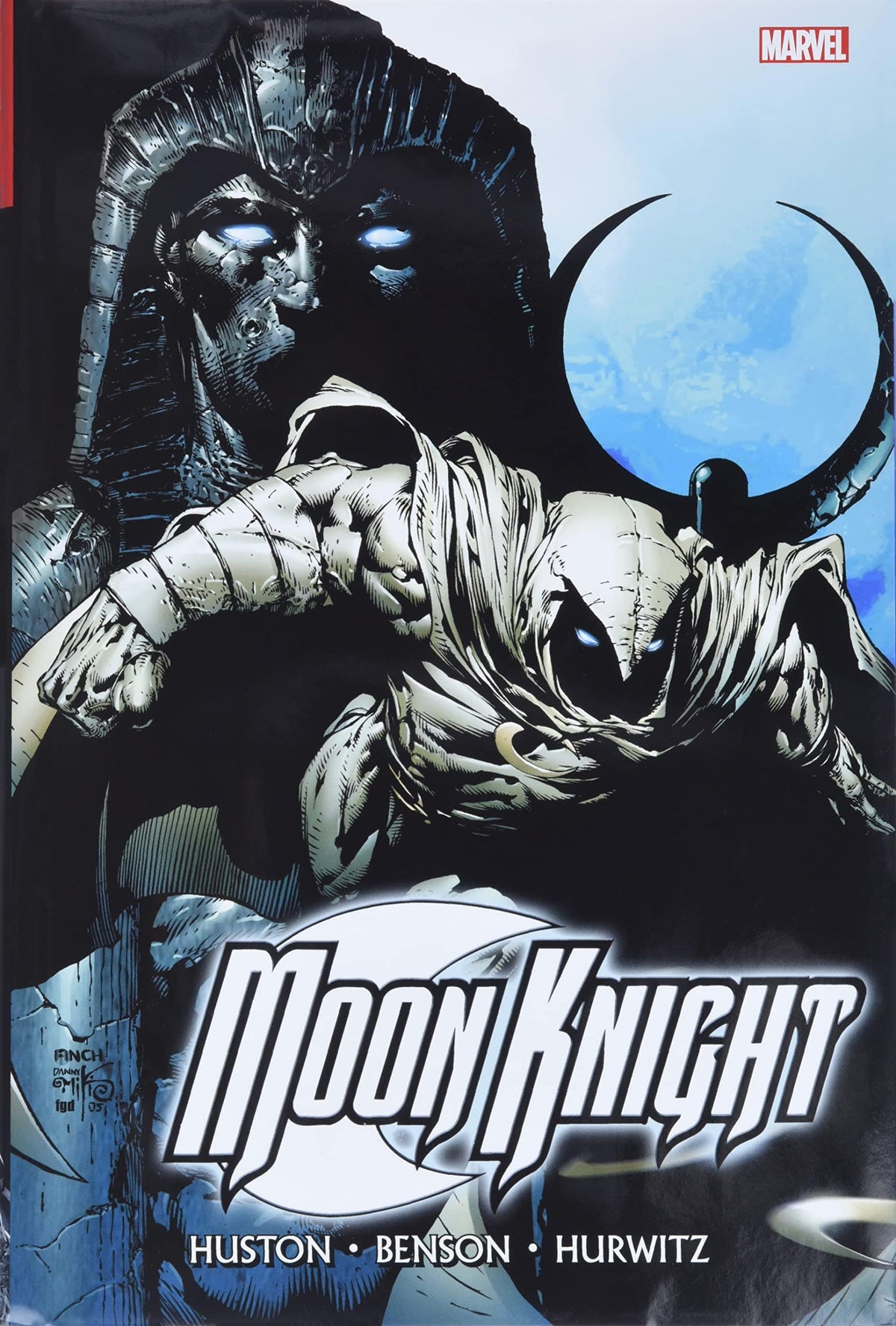 Moon Knight Huston Benson Hurwitz Omnibus HC Finch Cvr