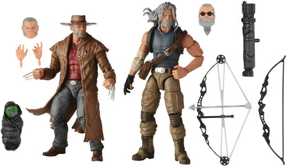 Marvel Legends 6 Inch Action Figure 2-Pack - Hawkeye and Logan (Shelf Wear packaging)