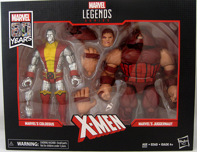 Marvel Legends 7 Inch Action Figure 80 Years Anniversary - Colossus VS Juggernaut (Sub-Standard Packaging)