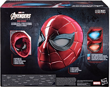 Marvel Legends Avengers Endgame Life Size Prop Replica - Iron Spider Electronic Helmet