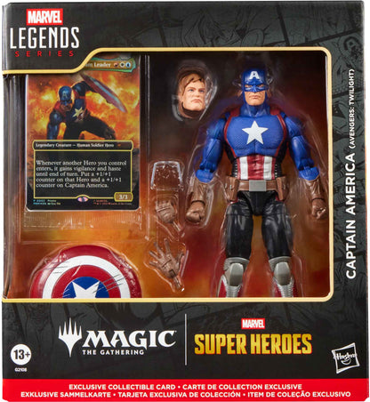 Marvel Legends Avengers 6 Inch Action Figure Magic The Gathering Wave 2 - Captain America (Avengers Twilight) (Pre-Order Ships Oct. 2026)