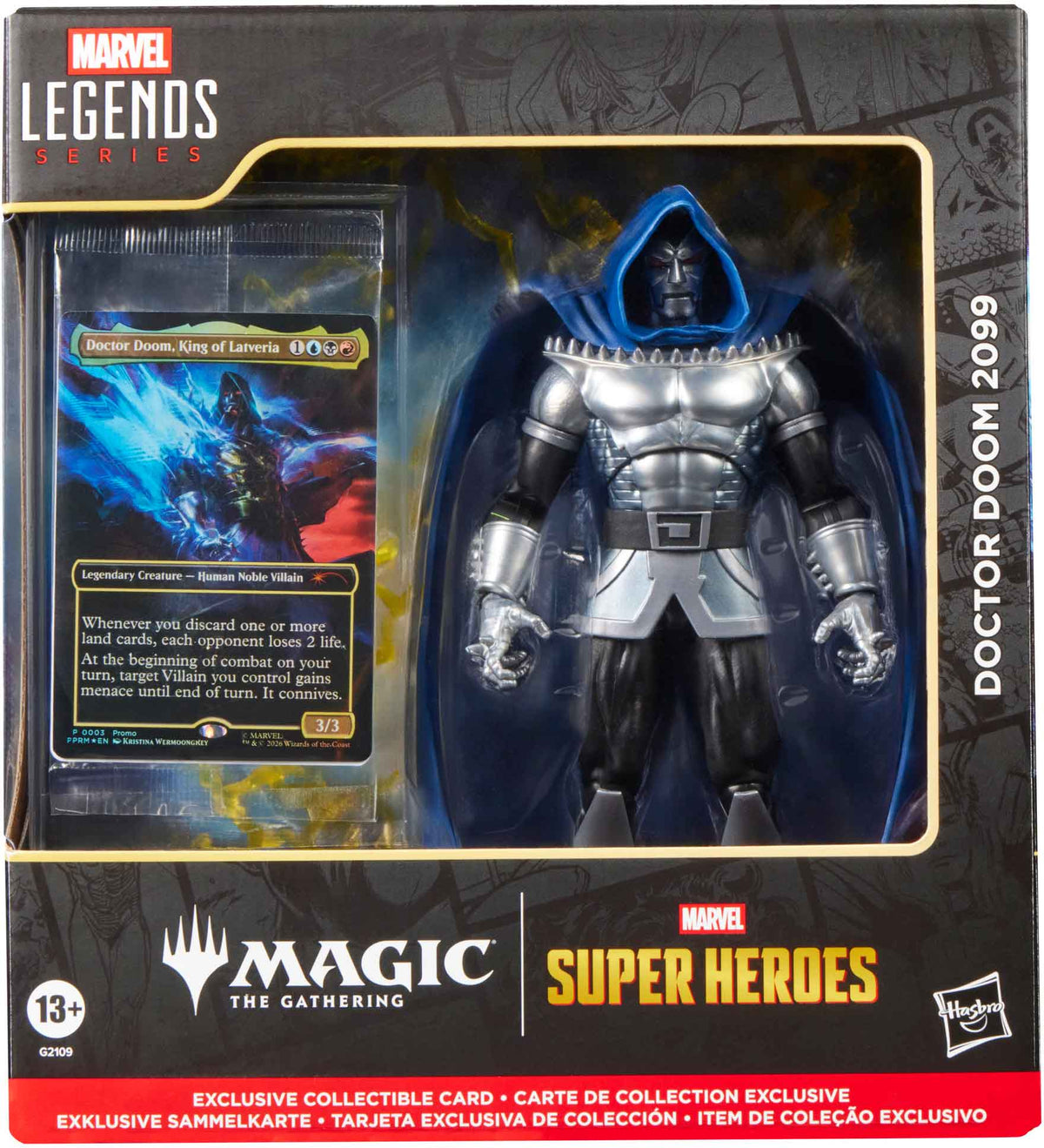 Marvel Legends Avengers 6 Inch Action Figure Magic The Gathering Wave 2 - Doctor Doom 2099 (Pre-Order Ships Oct. 2026)