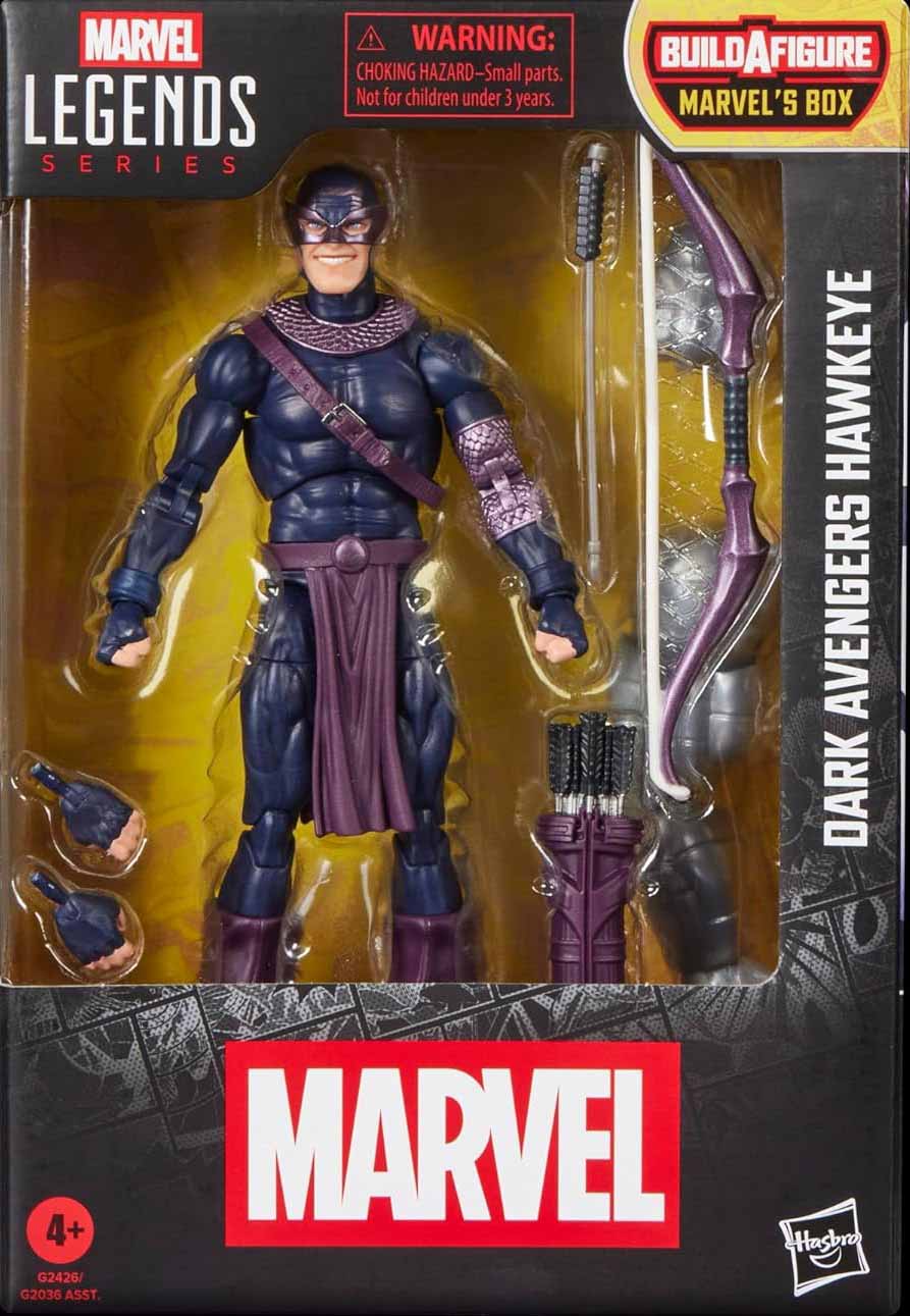 Marvel Legends 6 Inch Action Figure BAF Box - Dark Avengers Hawkeye