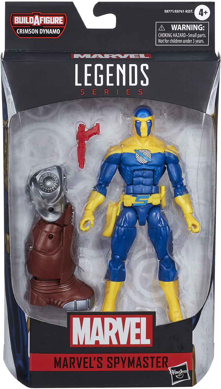 Marvel Legends Black Widow 6 Inch Action Figure BAF Crimson Dynamo - Spymaster (Shelf Wear Packaging)