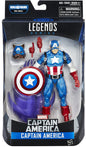 Marvel Legends Captain America 6 Inch Action Figure BAF Red Skull Onslaught - Captain America (Sub-Standard Packaging)
