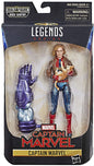 Marvel Legends Captain Marvel 6 Inch Action Figure BAF Kree Sentry - Captain Marvel in Bomber Jacket (Sub-Standard Packaging)