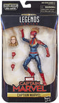 Marvel Legends Captain Marvel 6 Inch Action Figure BAF Kree Sentry - Captain Marvel in Uniform (Sub-Standard Packaging)