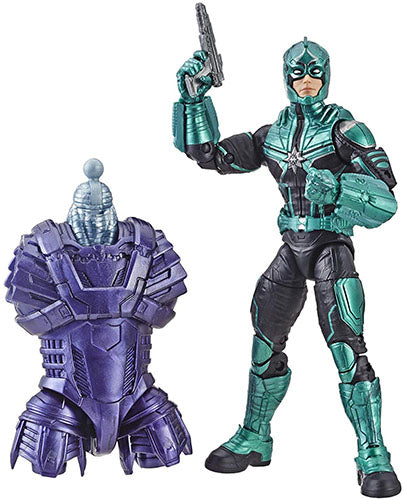 Marvel Legends Captain Marvel 6 Inch Action Figure BAF Kree Sentry - Yon-Rogg (Shelf Wear Packaging)