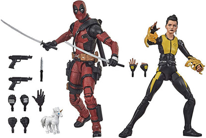 Marvel Legends Deadpool 6 Inch Action Figure 2-Pack - Deadpool and Negasonic Teenage Warhead (Shelf Wear Packaging)