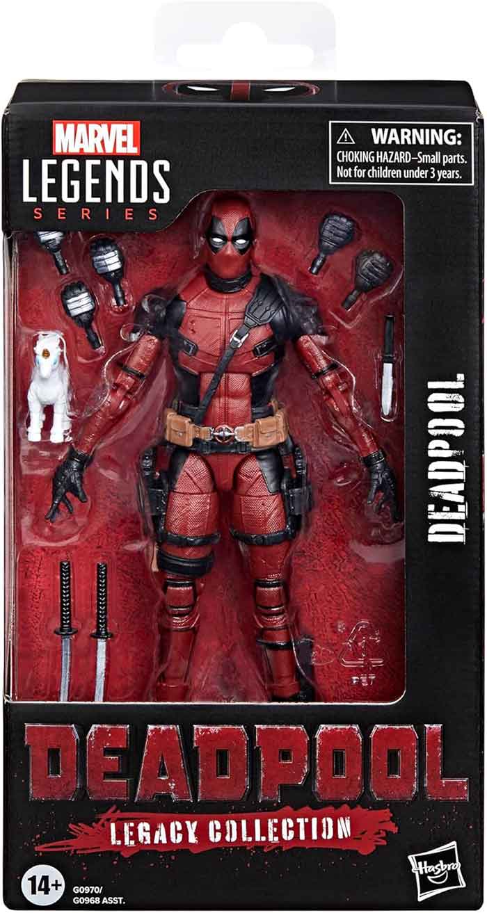 Marvel Legends Deadpool 6 Inch Action Figure Legacy Collection - Deadpool (Sub-Standard Packaging)