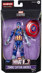 Marvel Legends Disney+ 6 Inch Action Figure What If BAF The Watcher - Zombie Captain America (Shelf Wear packaging)