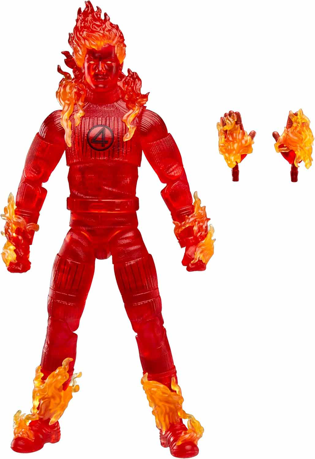 Marvel Legends Fantastic Four 6 Inch Action Figure - Human Torch