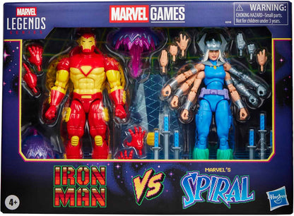 Marvel Legends Gamerverse 6 Inch Action Figure 2-Pack - Iron Man vs Spiral (Pre-Order Ships Nov. 2026)