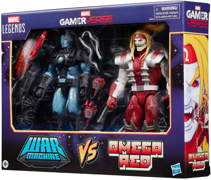 Marvel Legends Gamerverse 6 Inch Action Figure 2-Pack - War Machine vs Omega Red
