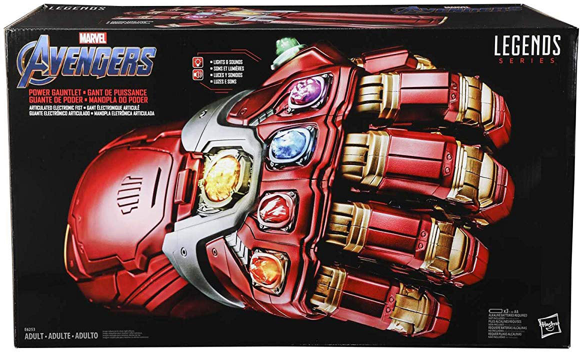Marvel Legends Infinite 19 Inch Prop Replica Avengers Endgame - Power Gauntlet (Sub-Standard Openned Packaging)