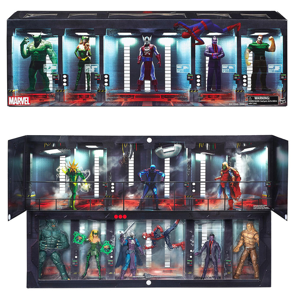 Marvel Legends Infinite 6 Inch Action Figure Collector Box Set - The Raft SDCC 2016 (Sub-Standard Packaging)