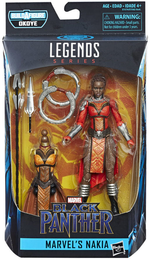Marvel Legends Black Panther 6 Inch Action Figure BAF Oyoke - Nakia (Sub-Standard Packaging)