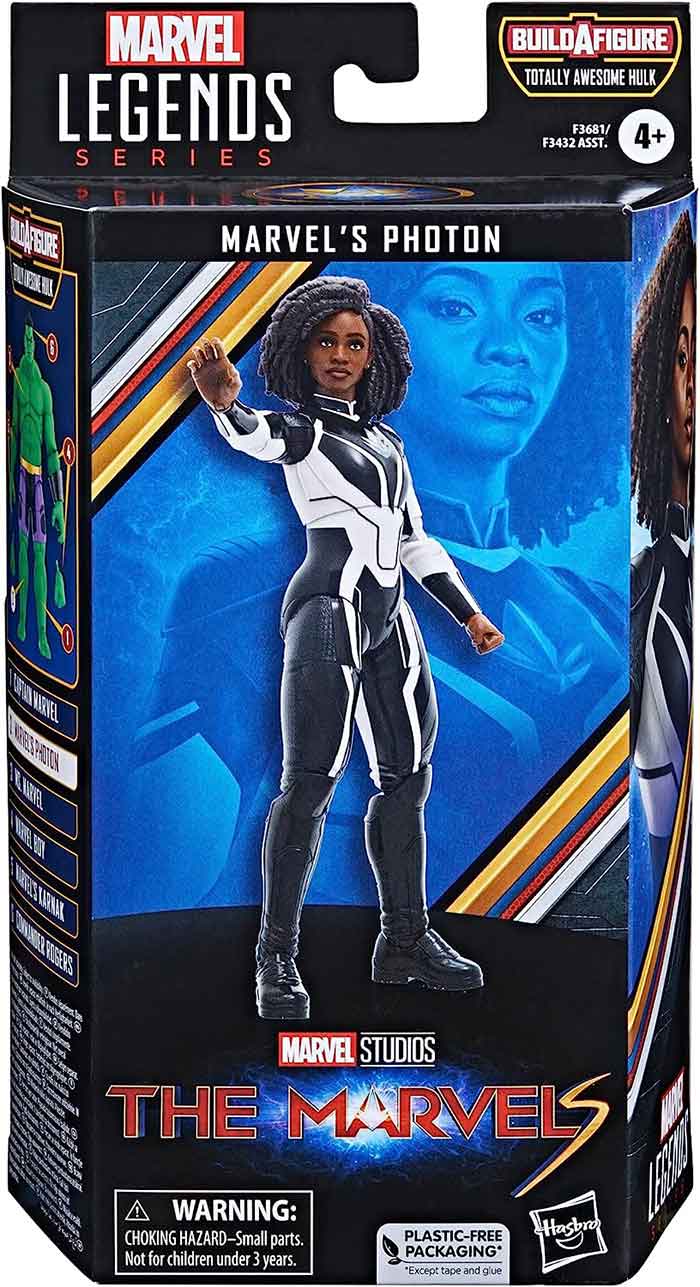 Marvel Legends The Marvels 6 Inch Action Figure BAF Totally Awesome Hulk - Photon