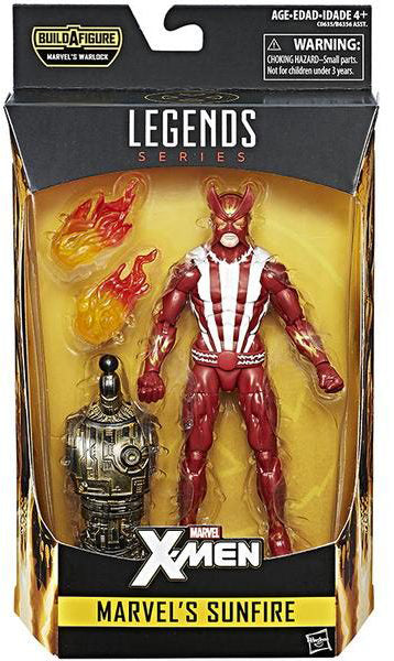 Marvel Legends X-Men 6 Inch Action Figure BAF Warlock - Sunfire (Sub-Standard Packaging)
