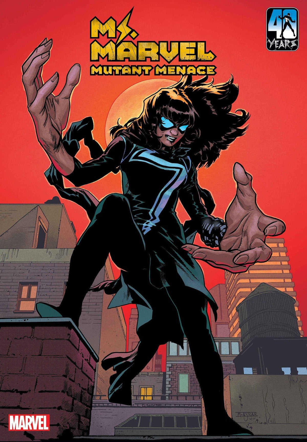MS MARVEL MUTANT MENACE #3 MAHMUD ASRAR BLACK COSTUME VAR