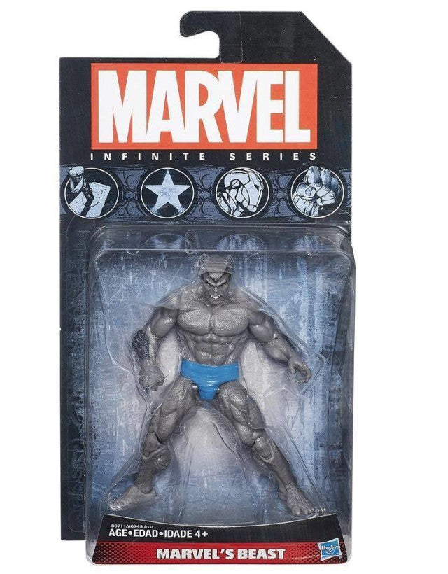 Marvel Universe Avengers Infinite 3.75 Inch Action Figure (2015 Wave 1) - Grey Beast (Shelf Wear Packaging)